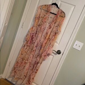 Victoria's Secret Floral Sheer Maxi Dress